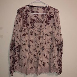 Floral Long Sleeve Top